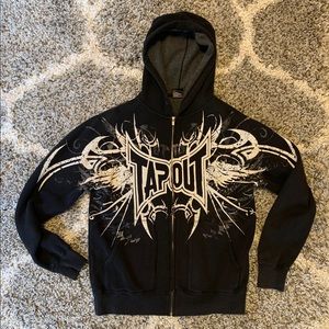 Men’s Tapout Sweatshirt (Medium) - Black